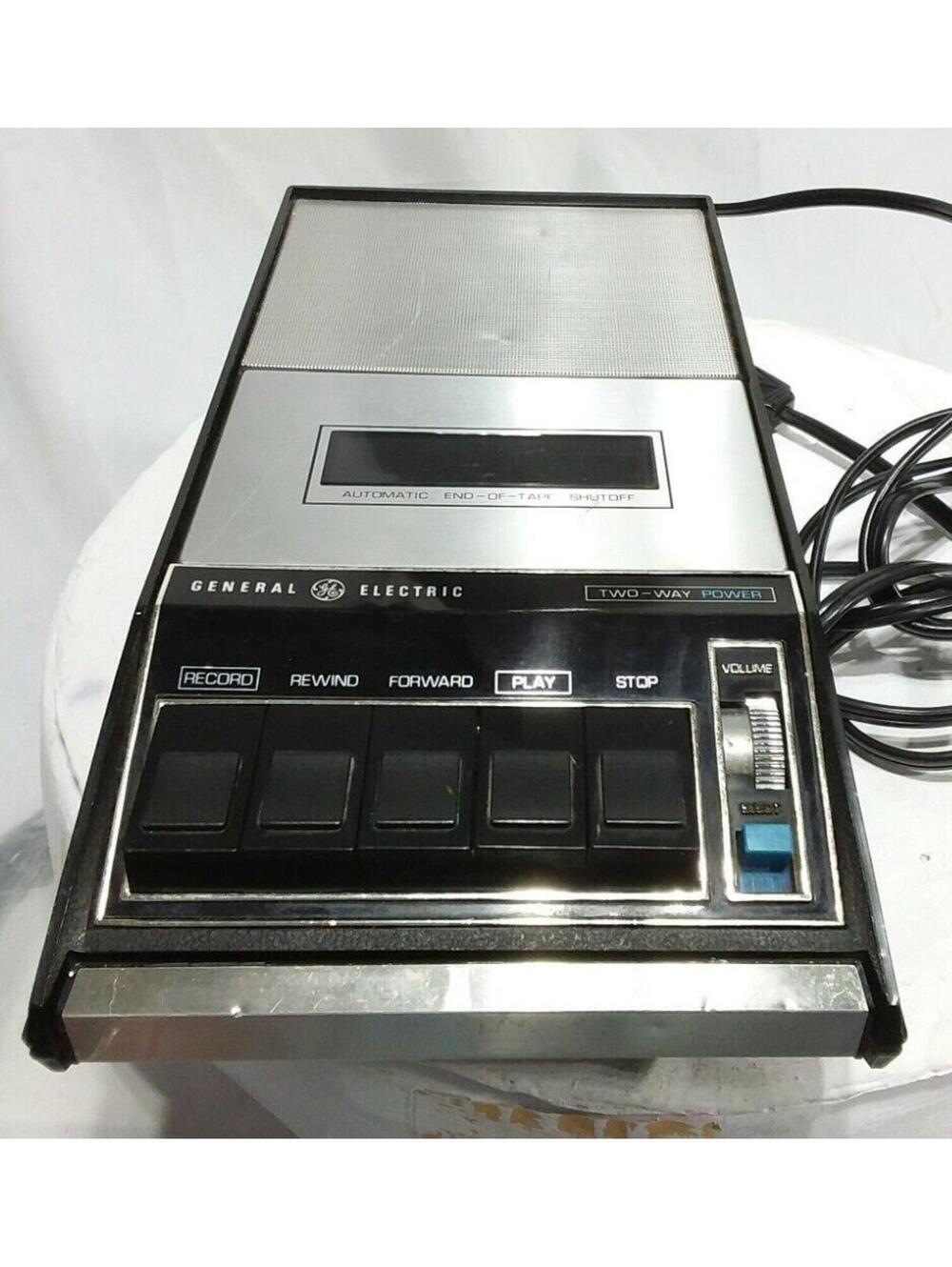 GE General Electric 8450A Vintage Cassette Tape Recorder Player Tested Works